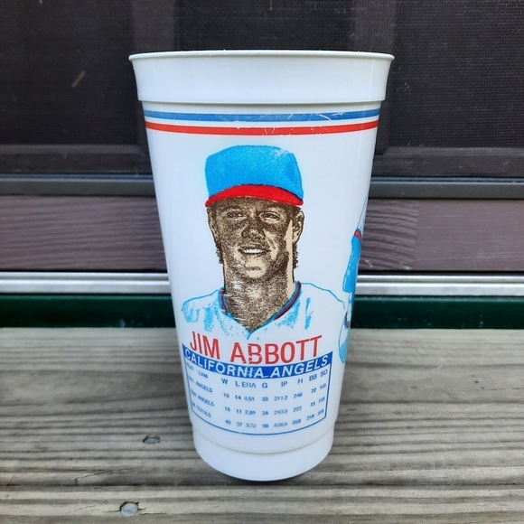 Vintage 1992/1994 MLB Jim Abbott & Cecil Fielder Collector Series souvenir cups - Picture 8 of 13
